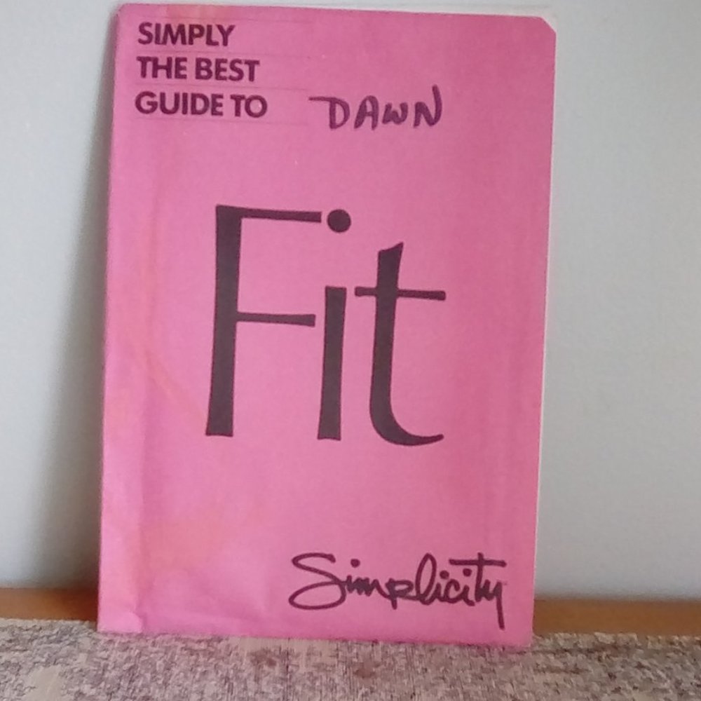 Vintage Simplicity # 0022 Fit Pattern